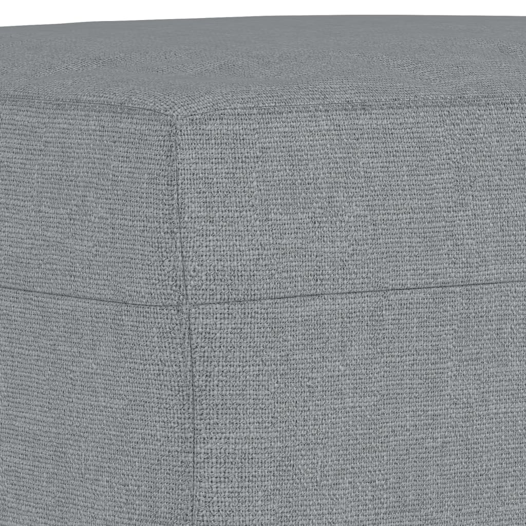 vidaXL Footstool Light Grey 70x55x41 cm Fabric