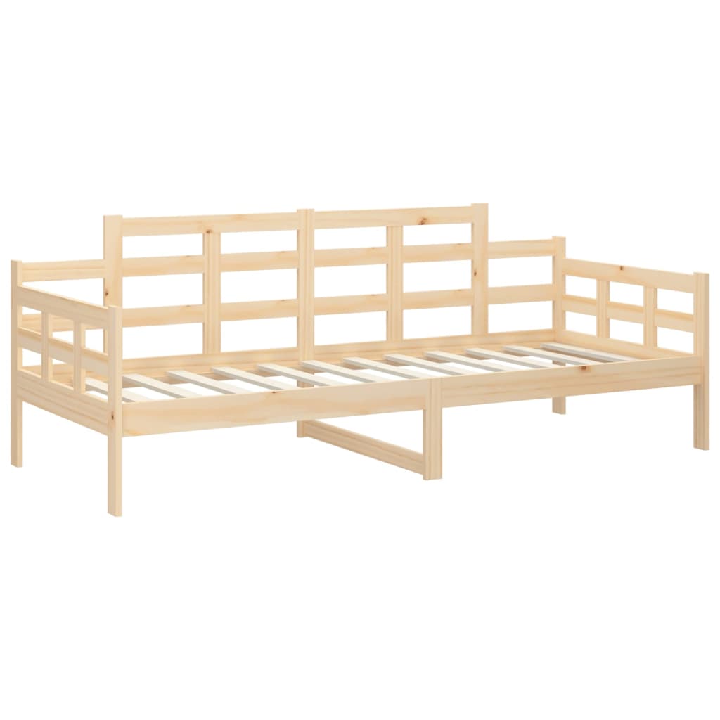 vidaXL Day Bed without Mattress Solid Wood Pine 90x190 cm Single