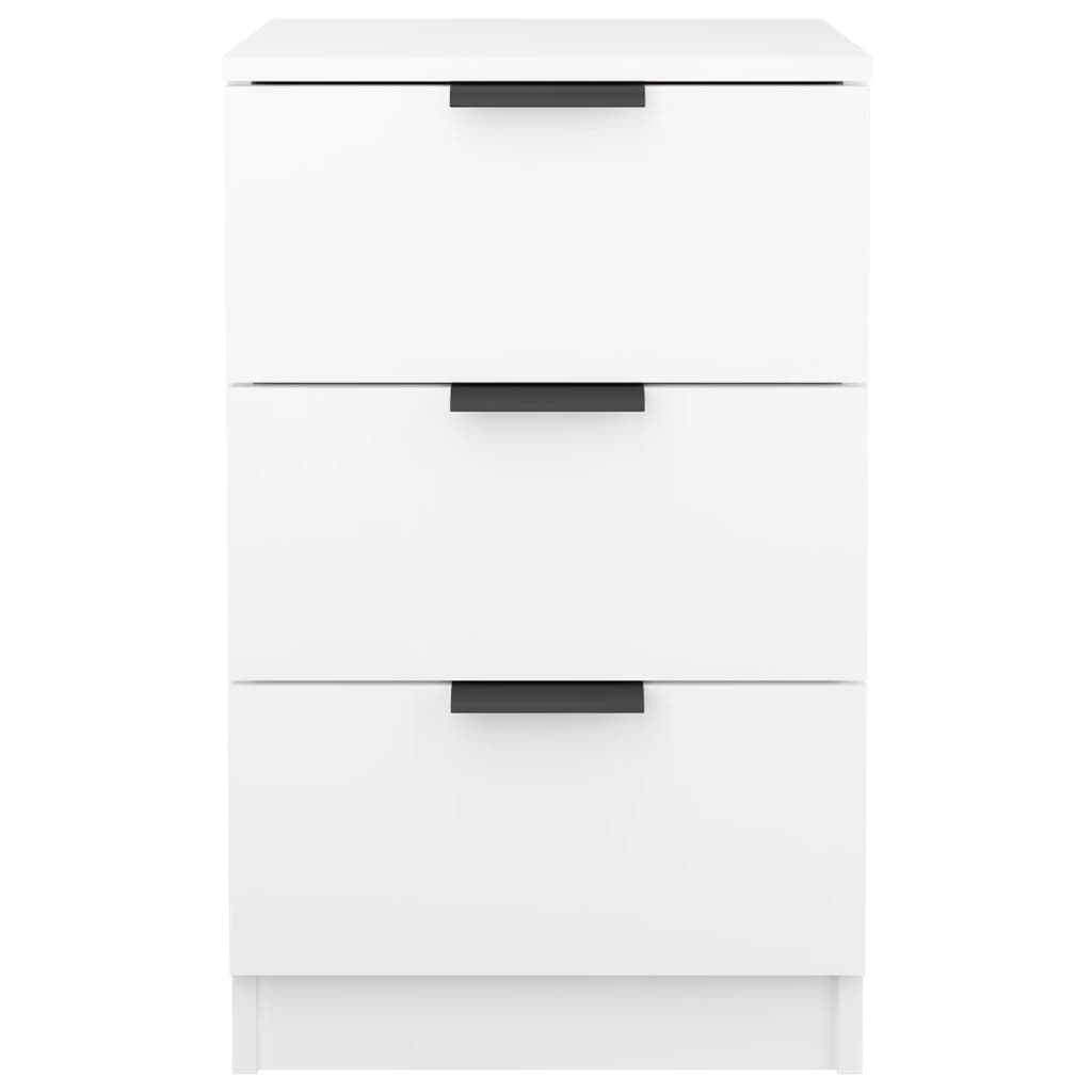 vidaXL Bedside Cabinets 2 pcs White 40x36x65 cm