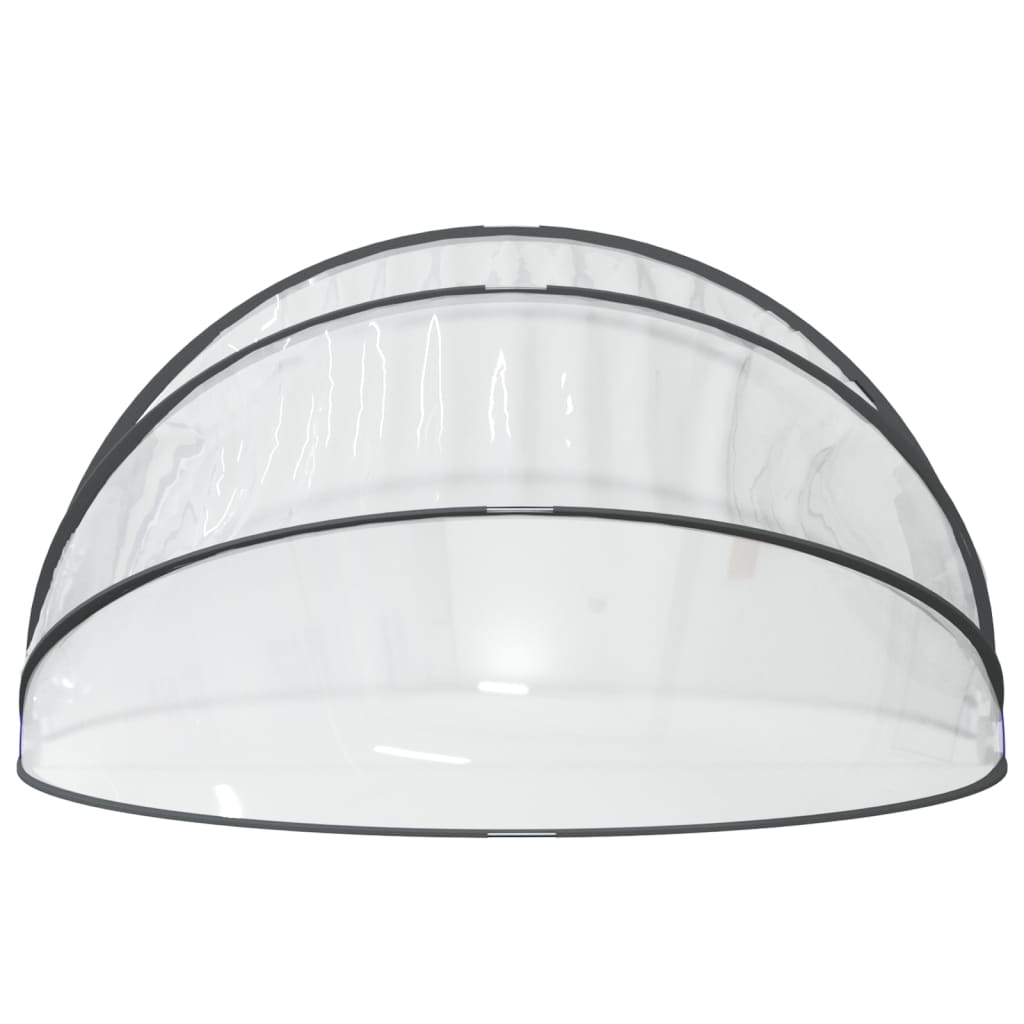 vidaXL Pool Dome Round 376x188 cm PVC