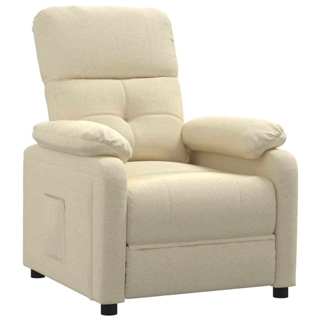 leather recliners cream