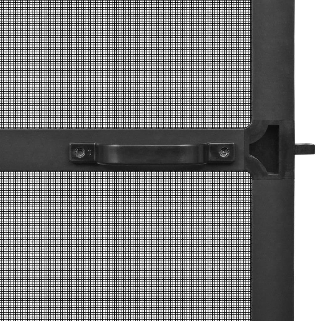 vidaXL Hinged Insect Screen for Doors Anthracite 100x215 cm