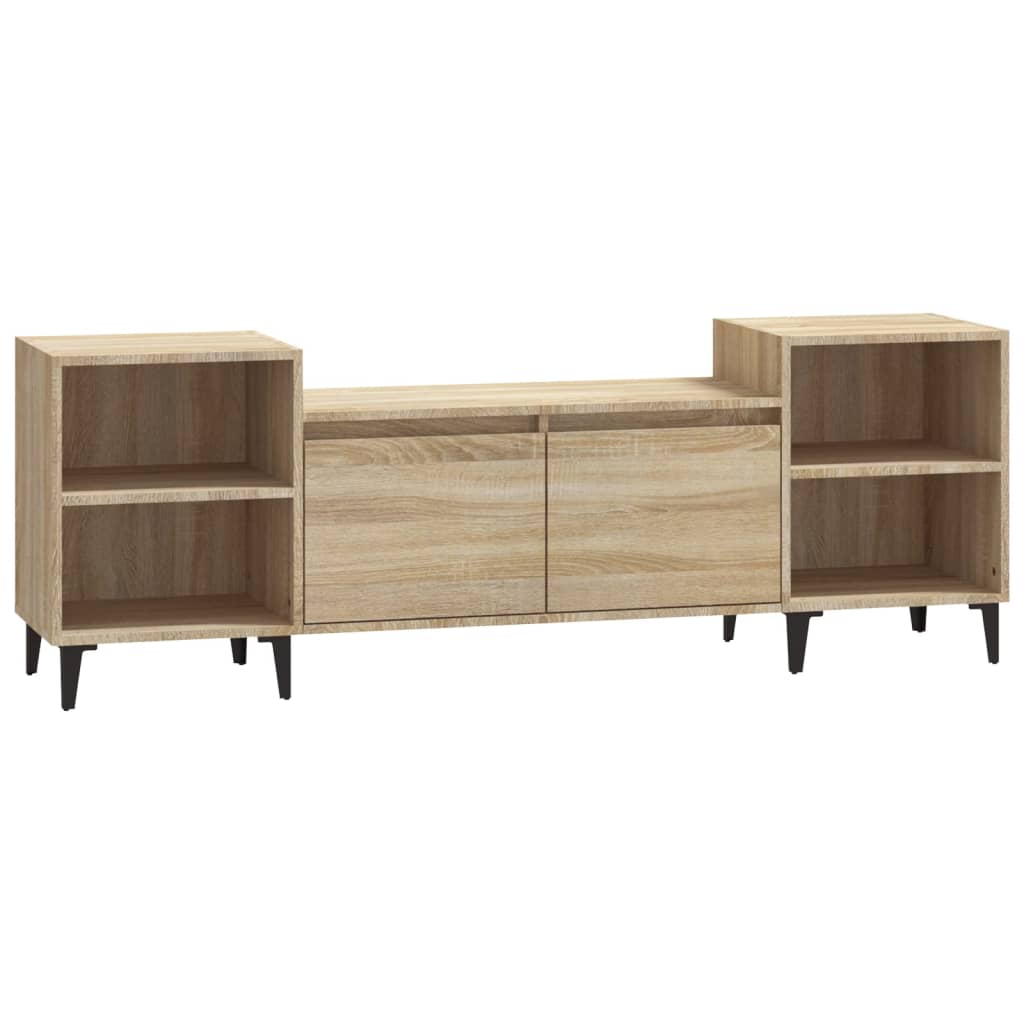 vidaXL TV Cabinet Sonoma Oak 160x35x55 cm Engineered Wood