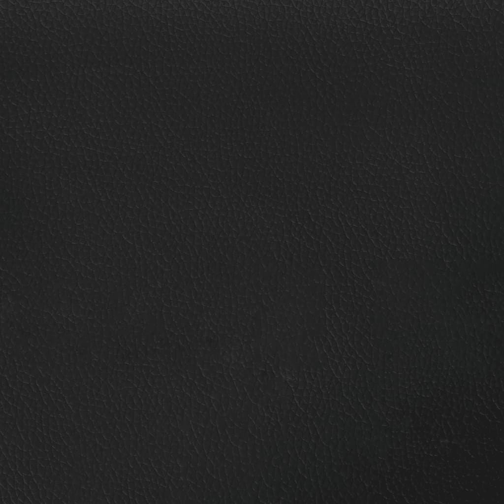 vidaXL 3-Seater Sofa Black 180 cm Faux Leather