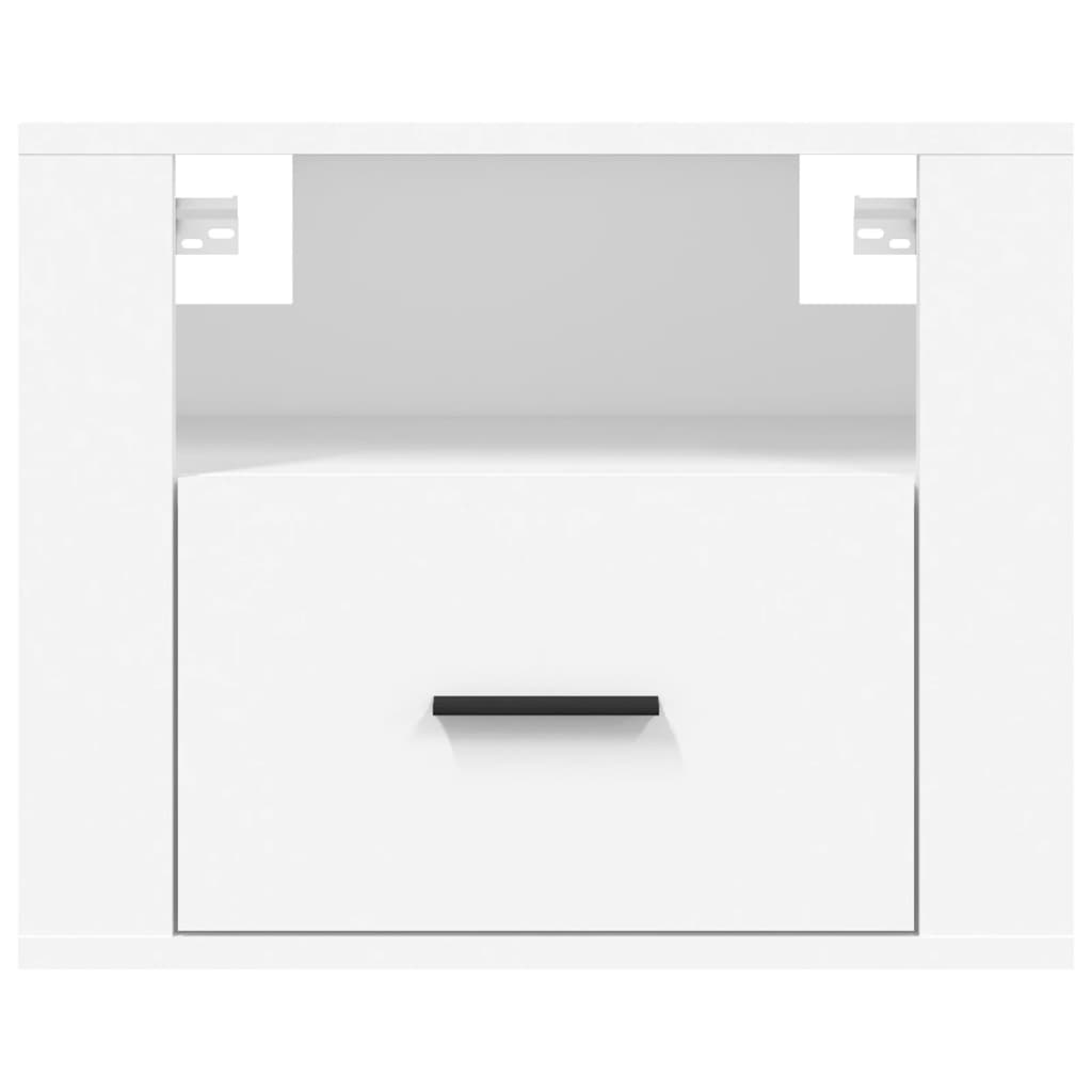 vidaXL Wall-mounted Bedside Cabinets 2 pcs White 50x36x40 cm