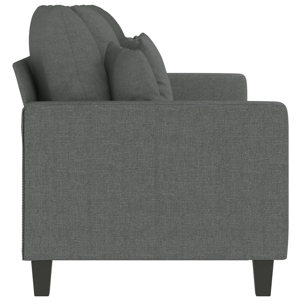 vidaXL 3-Seater Sofa Dark Grey 180 cm Fabric