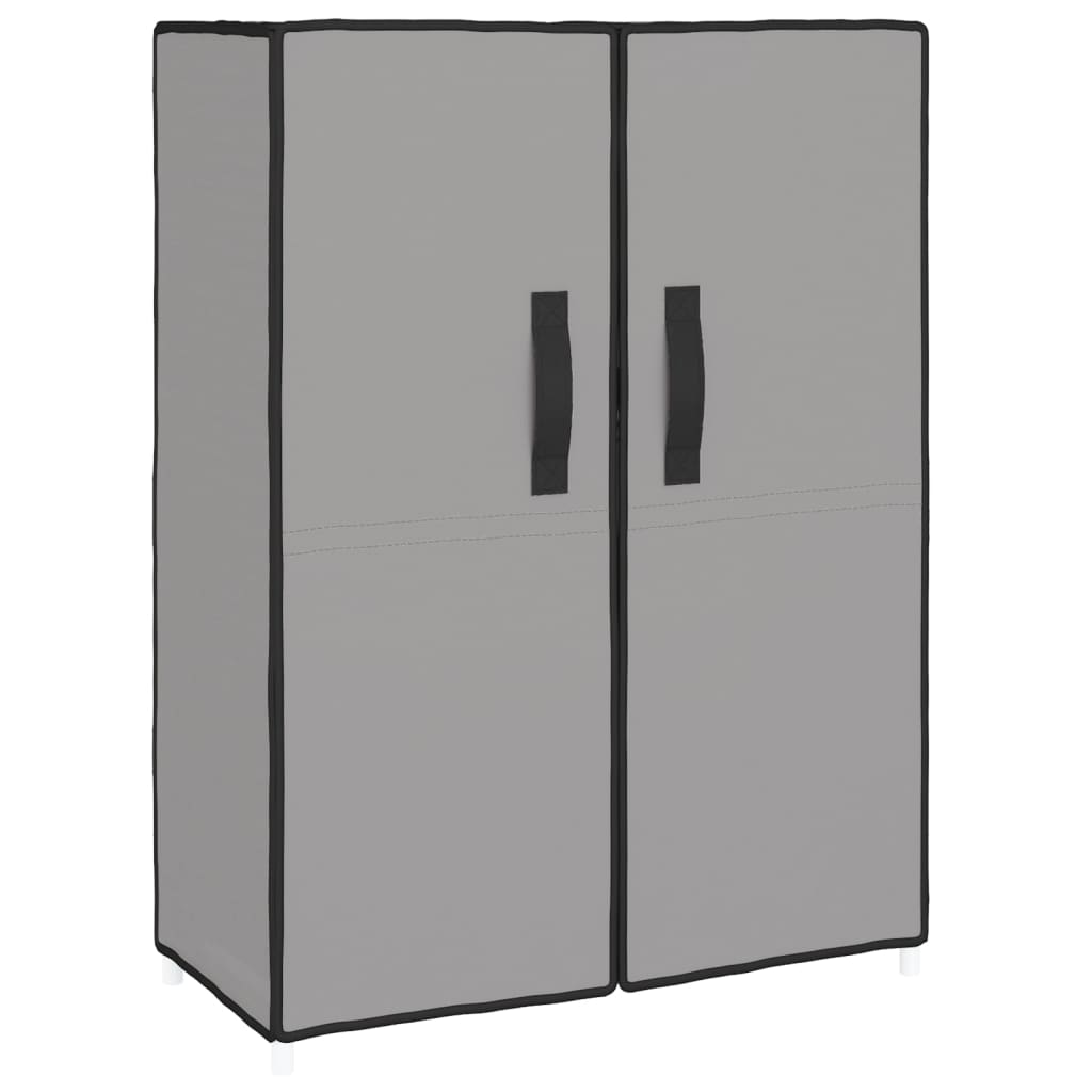 vidaXL Shoe Cabinet Grey 60x28x90 cm Fabric