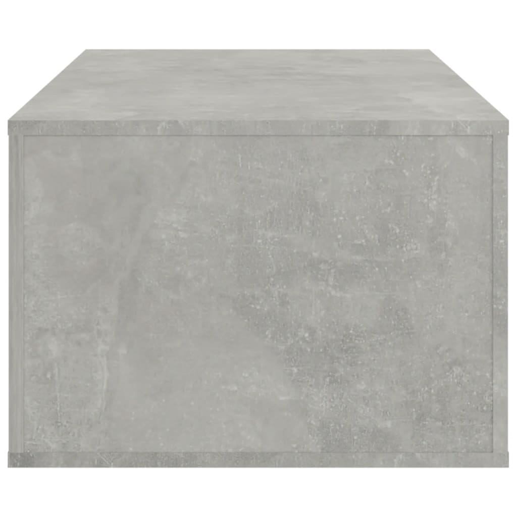 vidaXL Coffee Table Concrete Grey 100x50.5x35 cm Engineered Wood