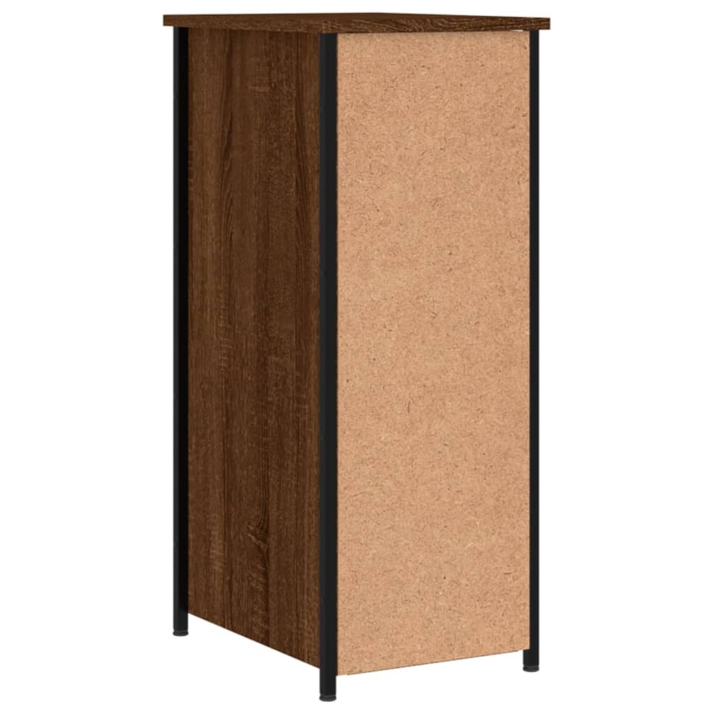 vidaXL Bedside Cabinets 2 pcs Brown Oak 32x42x80 cm Engineered Wood