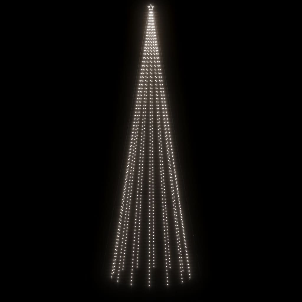 vidaXL Christmas Cone Tree Cold White 3000 LEDs 230x800 cm