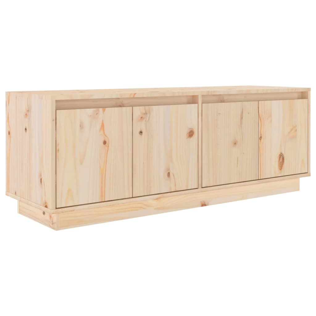 vidaXL TV Cabinet 110x34x40 cm Solid Wood Pine