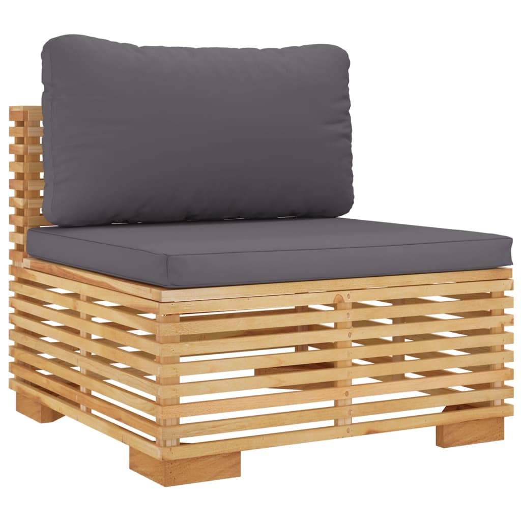 vidaXL 8 Piece Garden Lounge Set with Cushions Solid Teak Wood