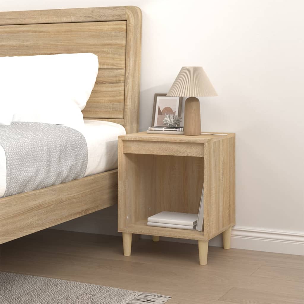 vidaXL Bedside Cabinet Sonoma Oak 40x35x50 cm