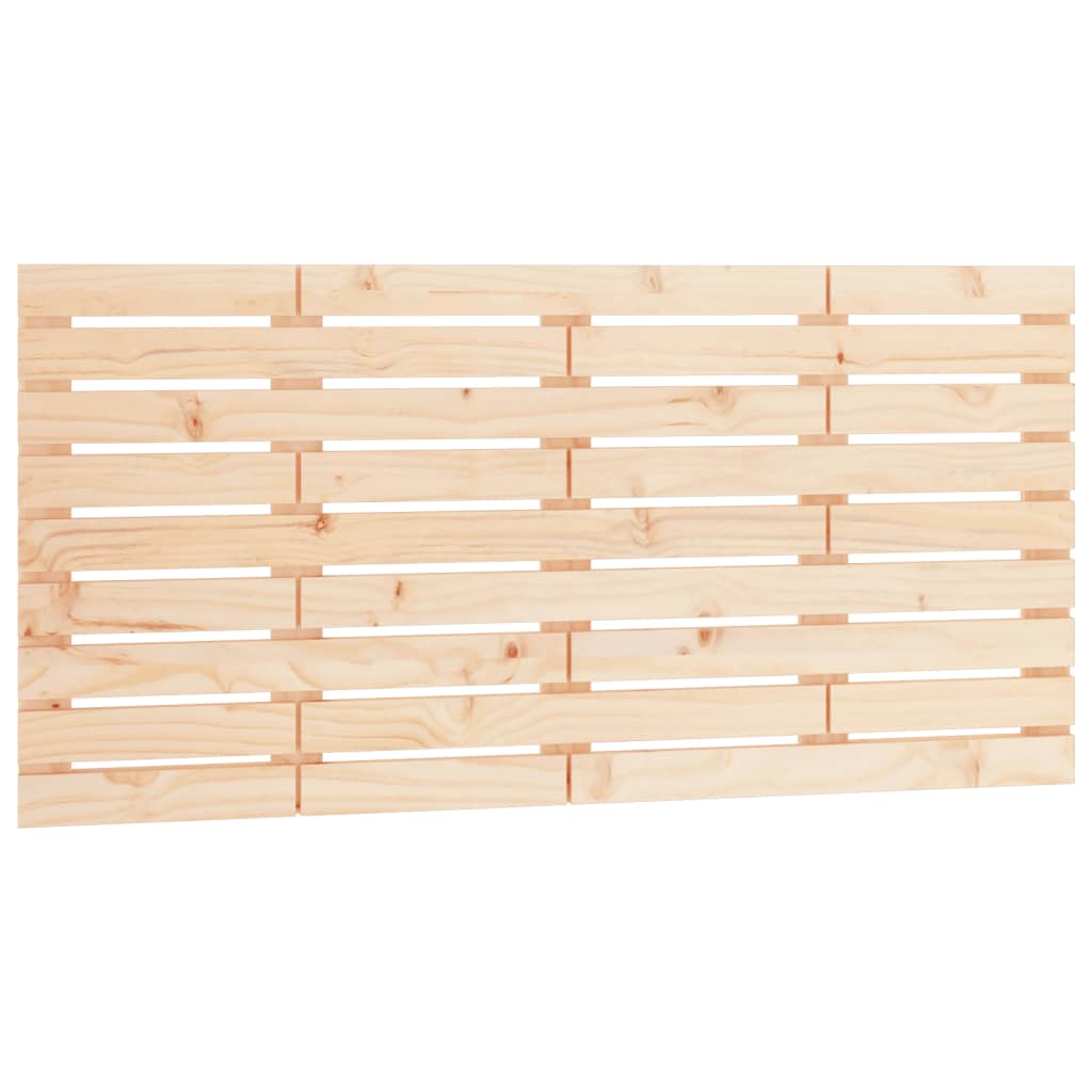 vidaXL Wall Headboard 156x3x63 cm Solid Wood Pine