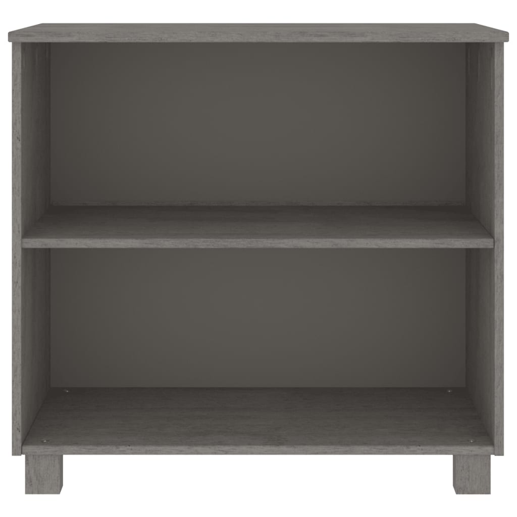 vidaXL Sideboard HAMAR Light Grey 85x35x80 cm Solid Wood Pine