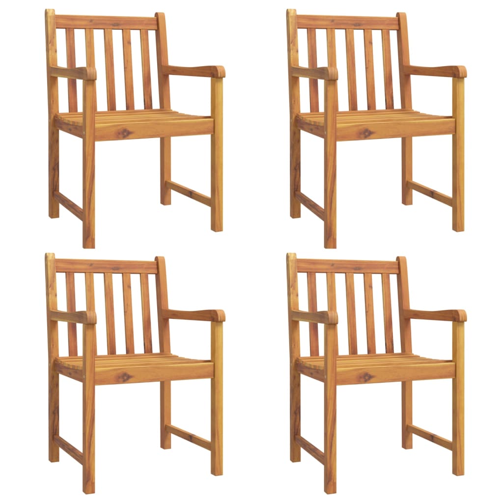 vidaXL 5 Piece Garden Dining Set Solid Wood Acacia