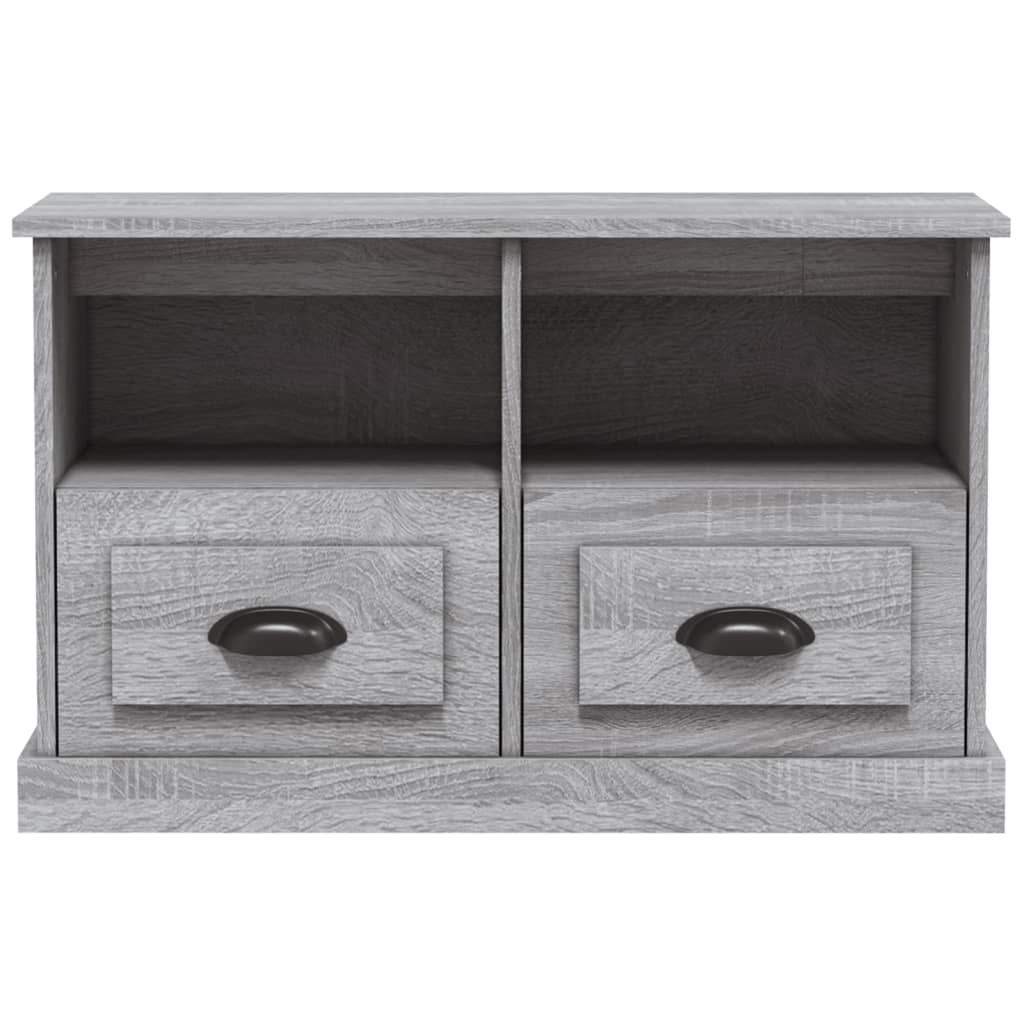 vidaXL TV Cabinet Grey Sonoma 80x35x50 cm Engineered Wood