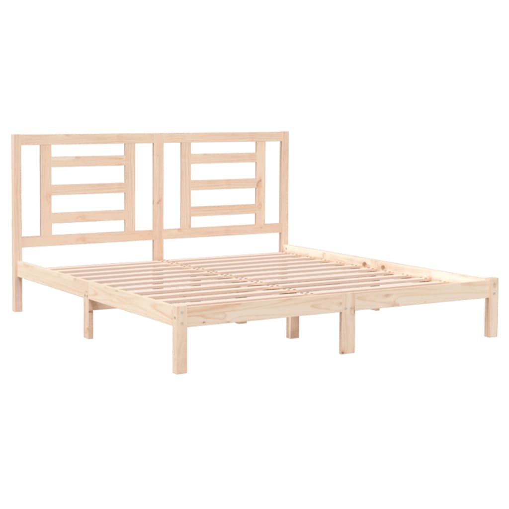 vidaXL Bed Frame without Mattress 180x200 cm Super King Solid Wood