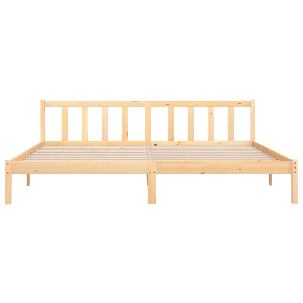 vidaXL Bed Frame without Mattress Solid Wood Super King Size