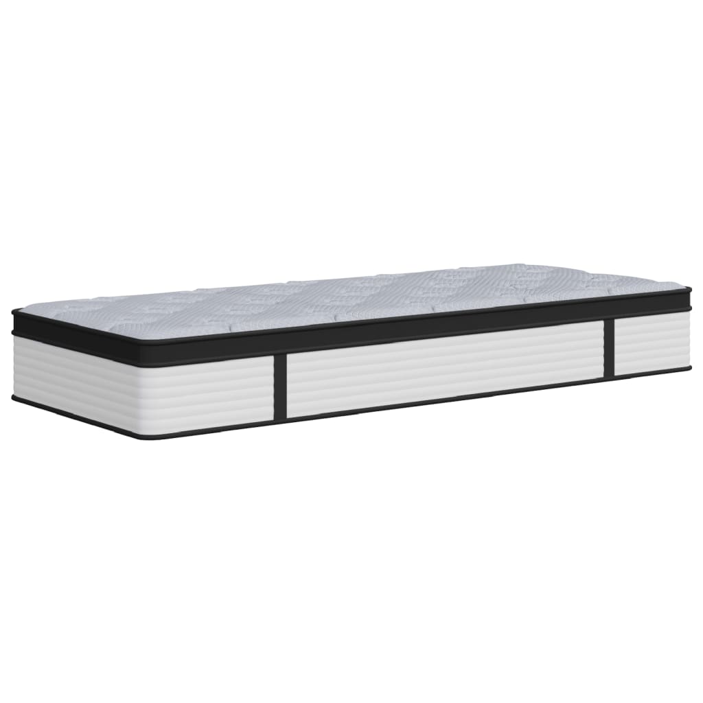 vidaXL Pocket Spring Mattress Medium Plus 90x190 cm Single Size