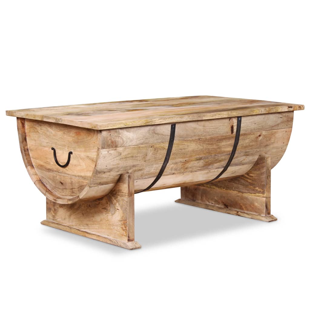 vidaXL Coffee Table Solid Mango Wood 88x50x40 cm