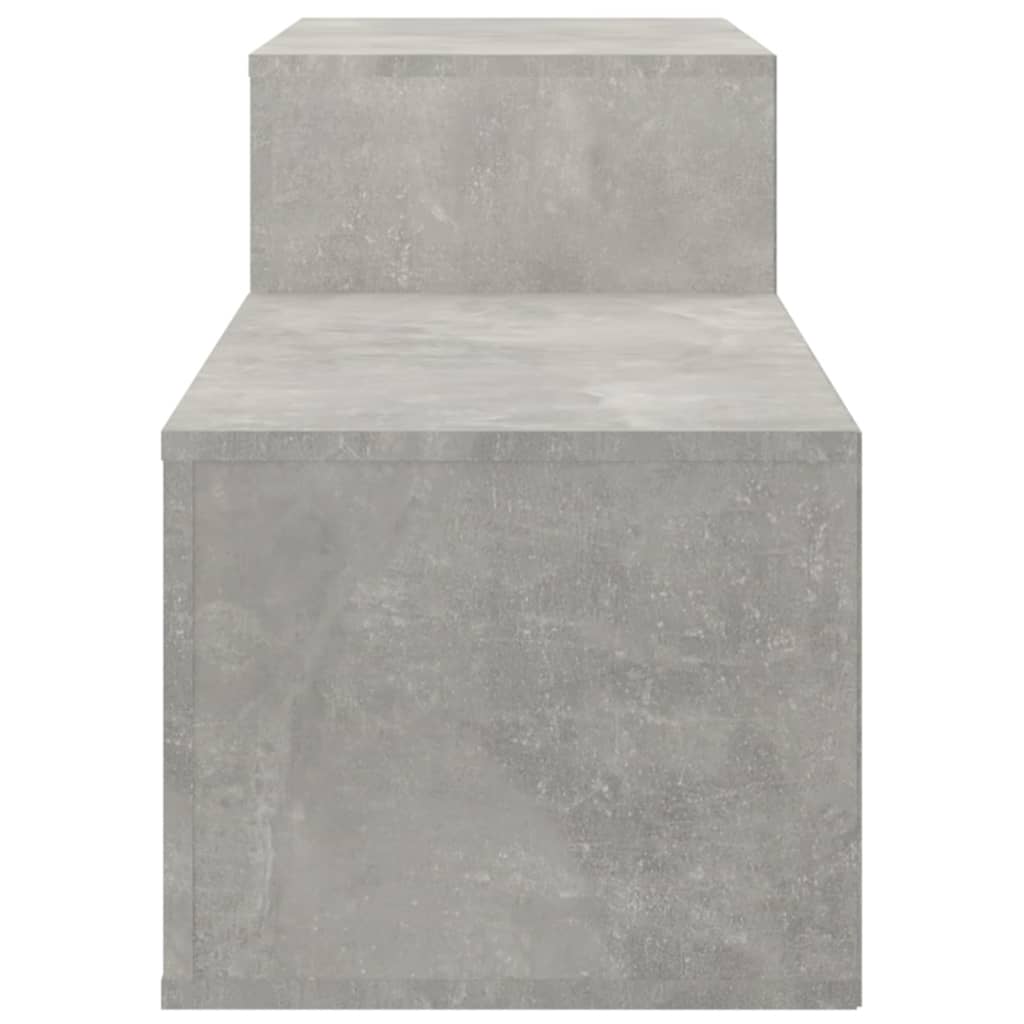 vidaXL Shoe Cabinet Concrete Grey 150x35x45 cm Engineered Wood