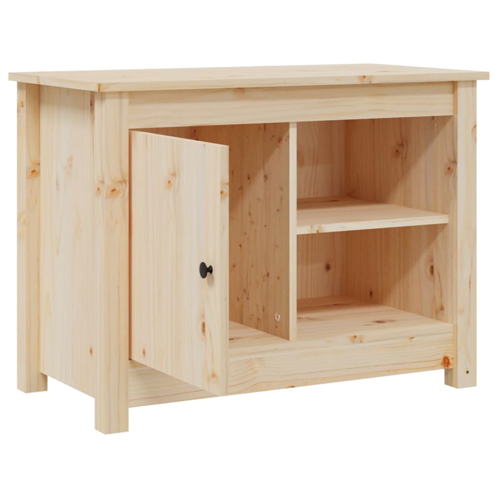 vidaXL TV Cabinet 70x36.5x52 cm Solid Wood Pine