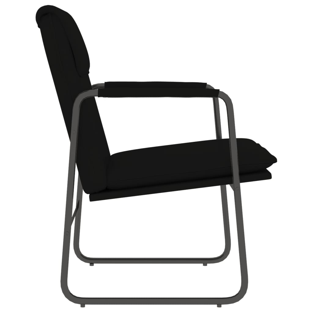 vidaXL Lounge Chair Black 55x64x80 cm Faux Leather