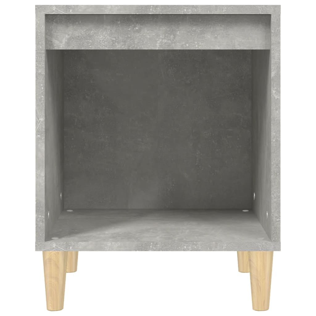 vidaXL Bedside Cabinet Concrete Grey 40x35x50 cm