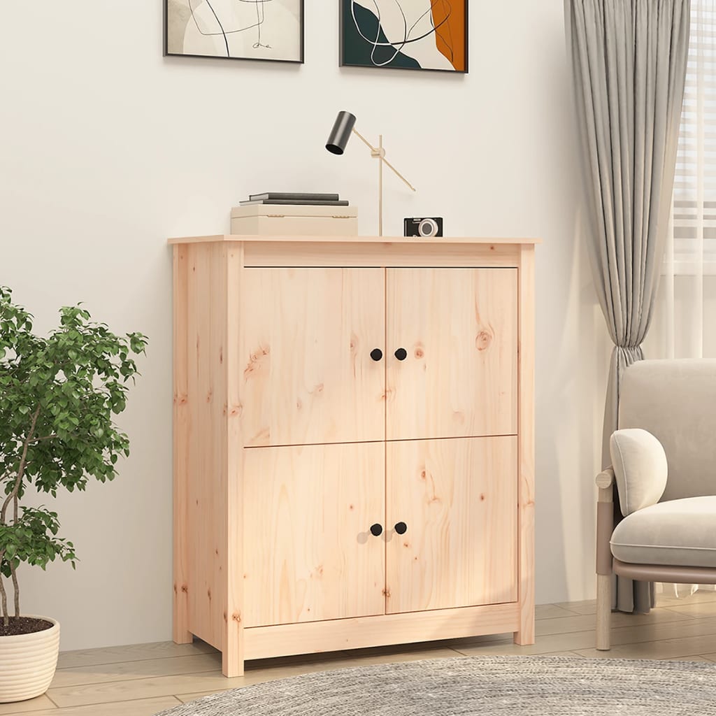 vidaXL Sideboard 83x41.5x100 cm Solid Wood Pine