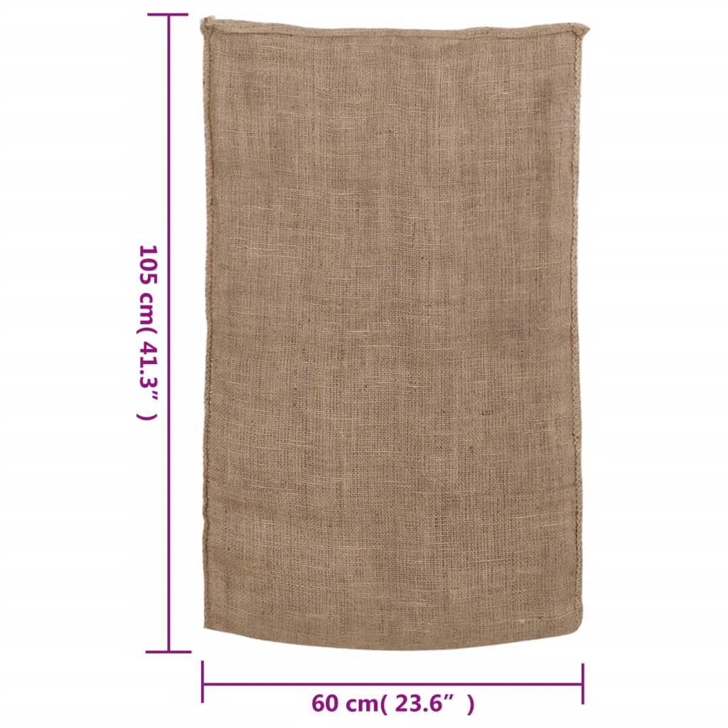 vidaXL Jute Sacks 30 pcs 60x105 cm 100% Jute 220 gsm