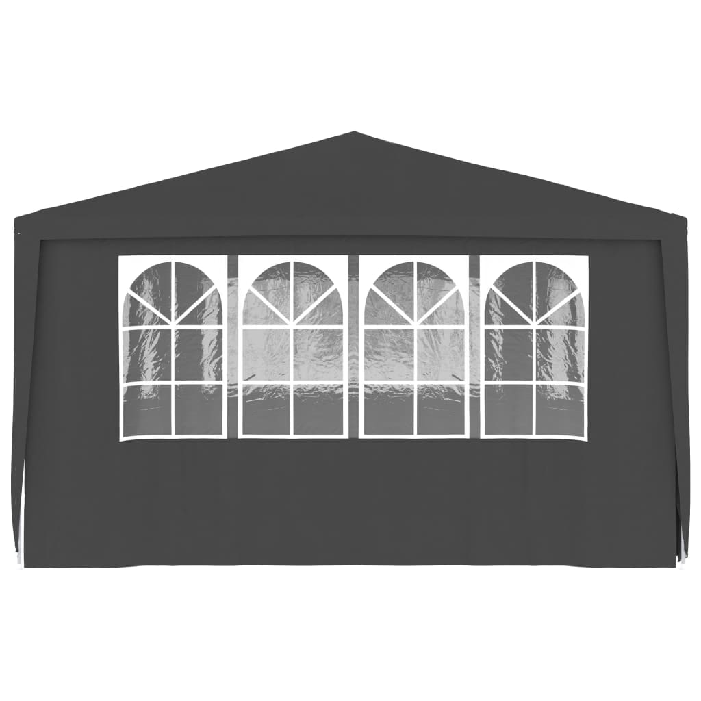 vidaXL Professional Party Tent with Side Walls 4x6 m Anthracite 90 g/m?