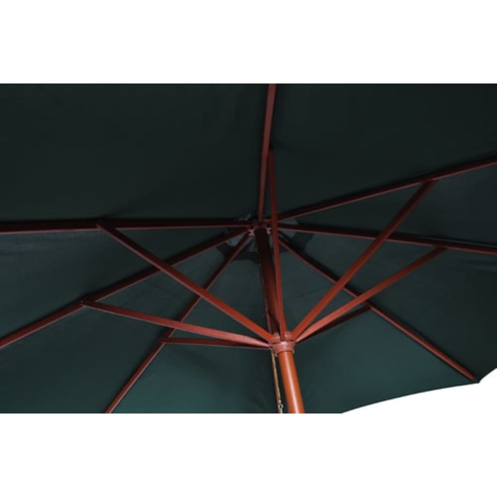 vidaXL Garden Parasol Green 258 cm