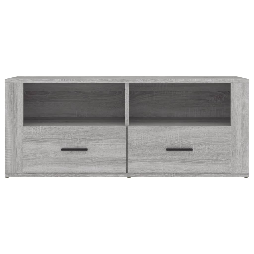 vidaXL TV Cabinet Grey Sonoma 100x35x40 cm Engineered Wood