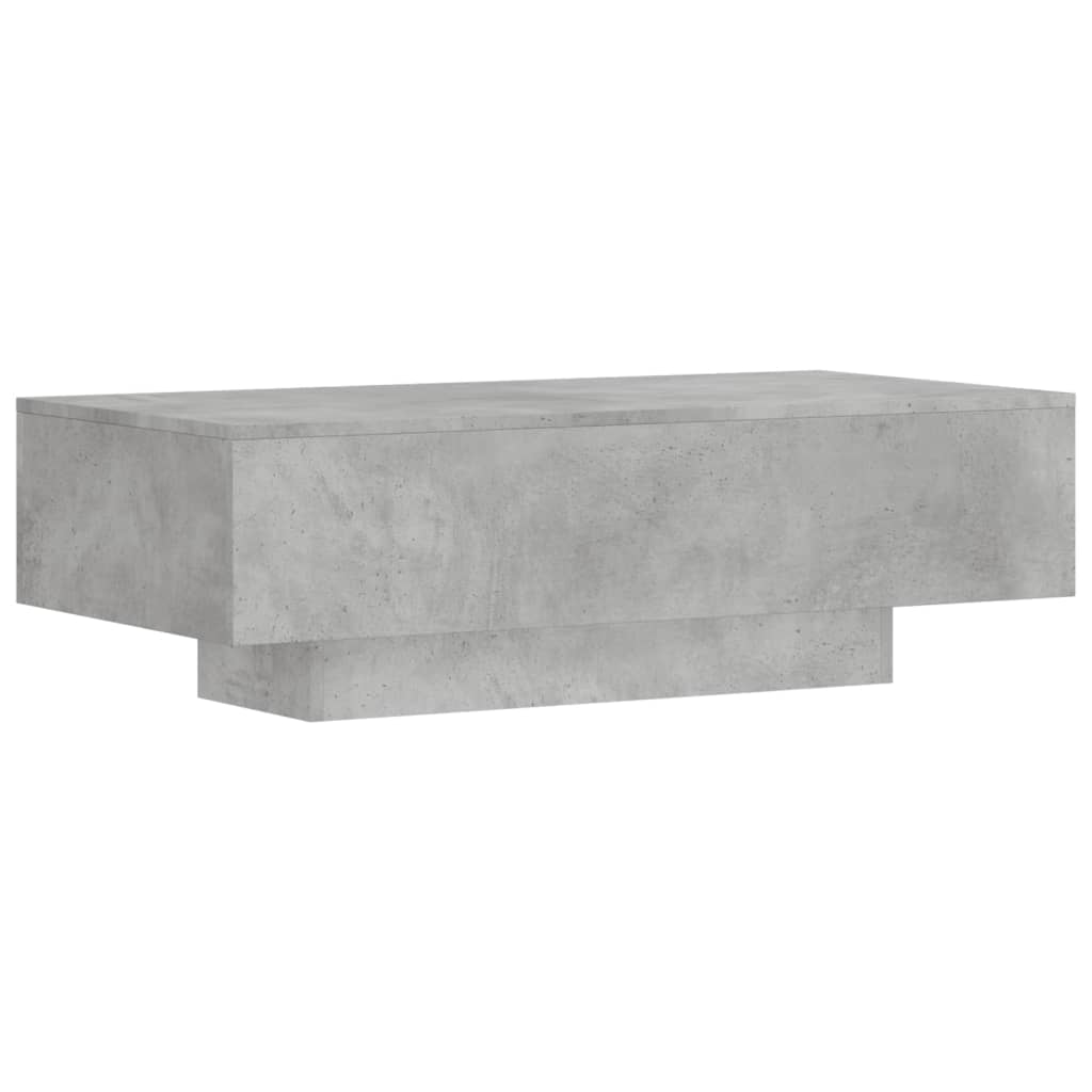 vidaXL Coffee Table Concrete Grey 100x49.5x31 cm Engineered Wood