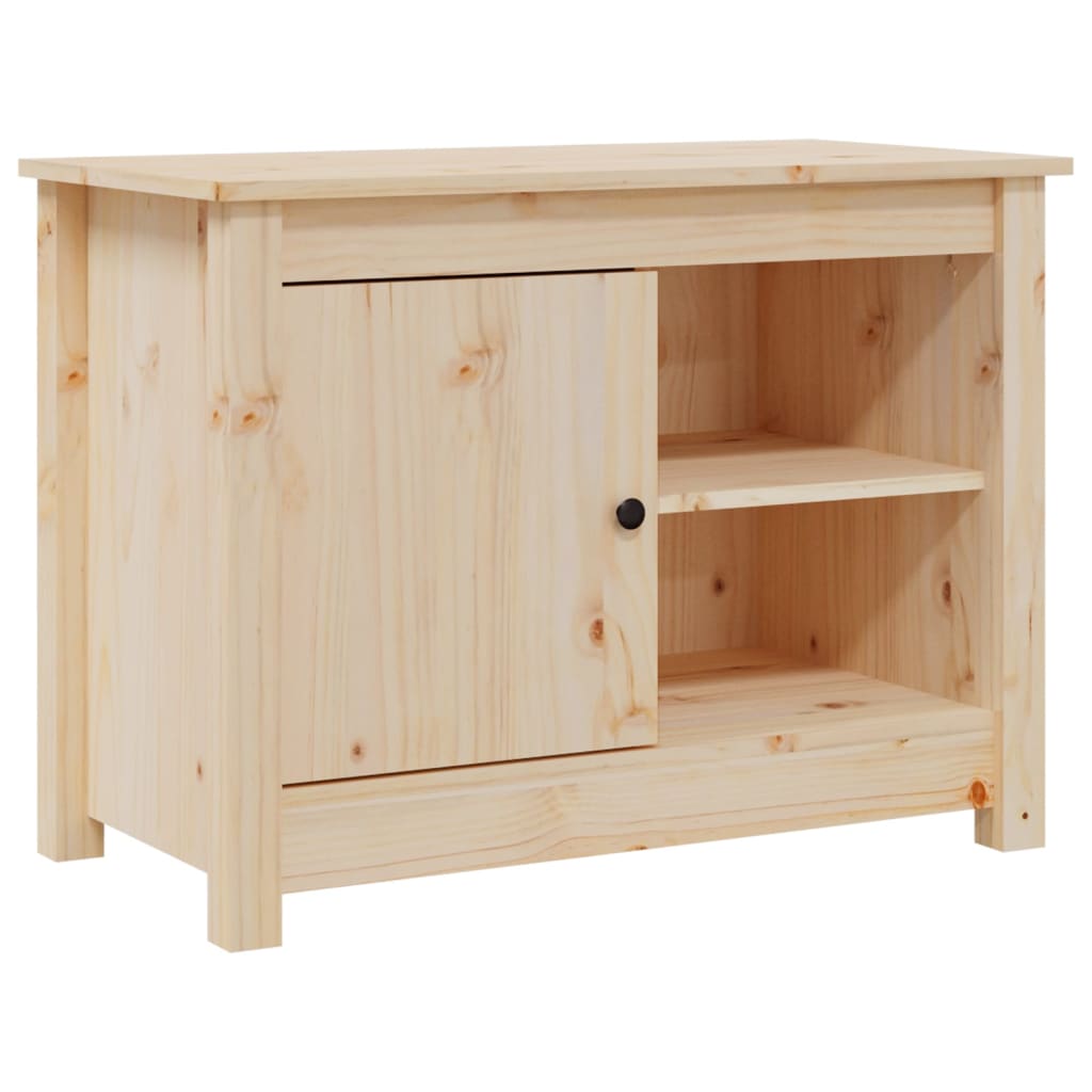 vidaXL TV Cabinet 70x36.5x52 cm Solid Wood Pine