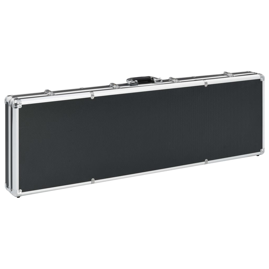 vidaXL Gun Case Black 118x38x12 cm Aluminium