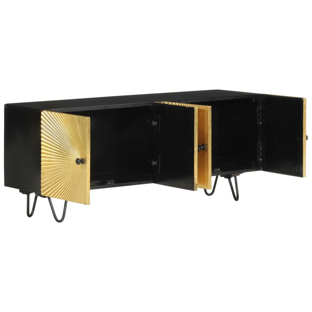 vidaXL TV Cabinet 110x30x45 cm Solid Wood Mango