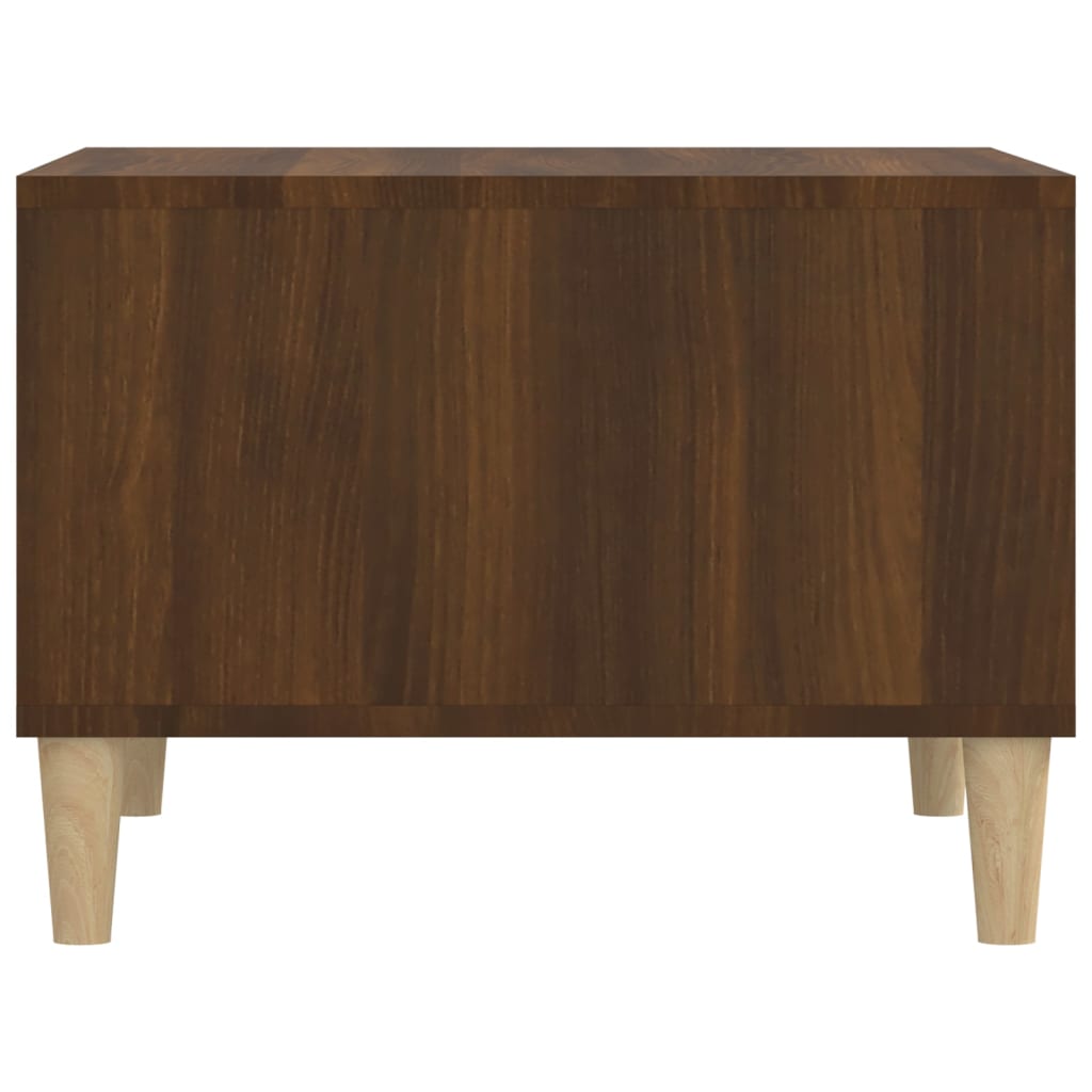 vidaXL Coffee Table Brown Oak 60x50x36.5 cm Engineered Wood