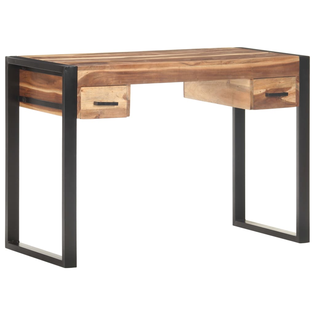 vidaXL Desk 110x50x76 cm Solid Wood