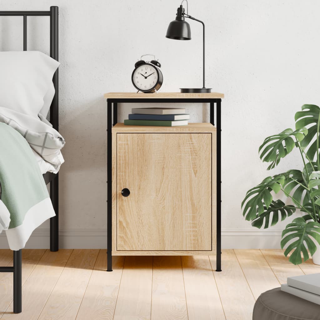 vidaXL Bedside Cabinet Sonoma Oak 40x42x60 cm Engineered Wood