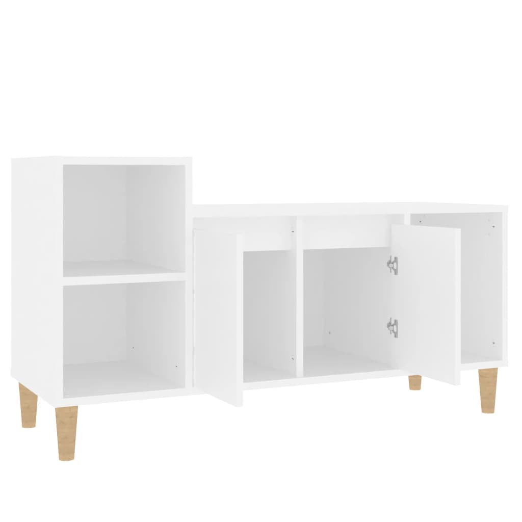 vidaXL TV Cabinet White 100x35x55 cm Engineered Wood