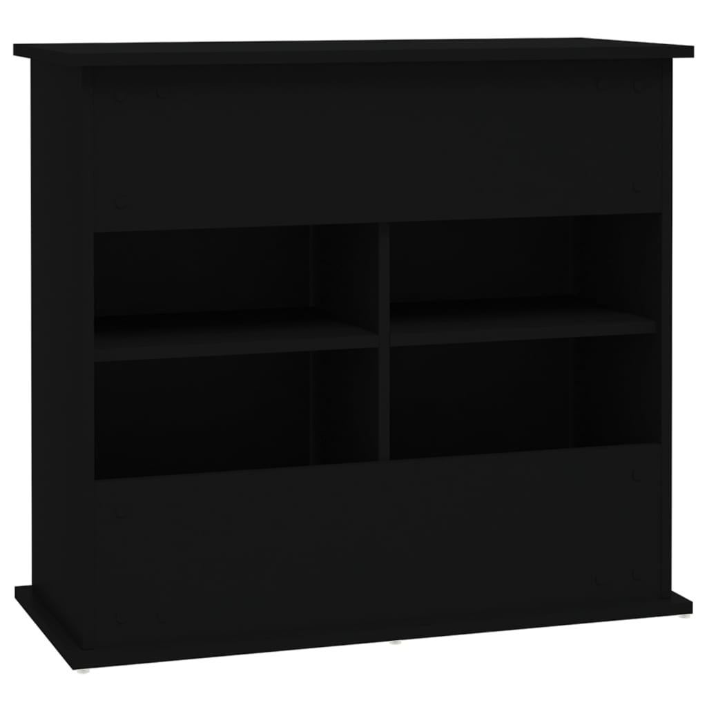 vidaXL Aquarium Stand Black 81x36x73 cm Engineered Wood