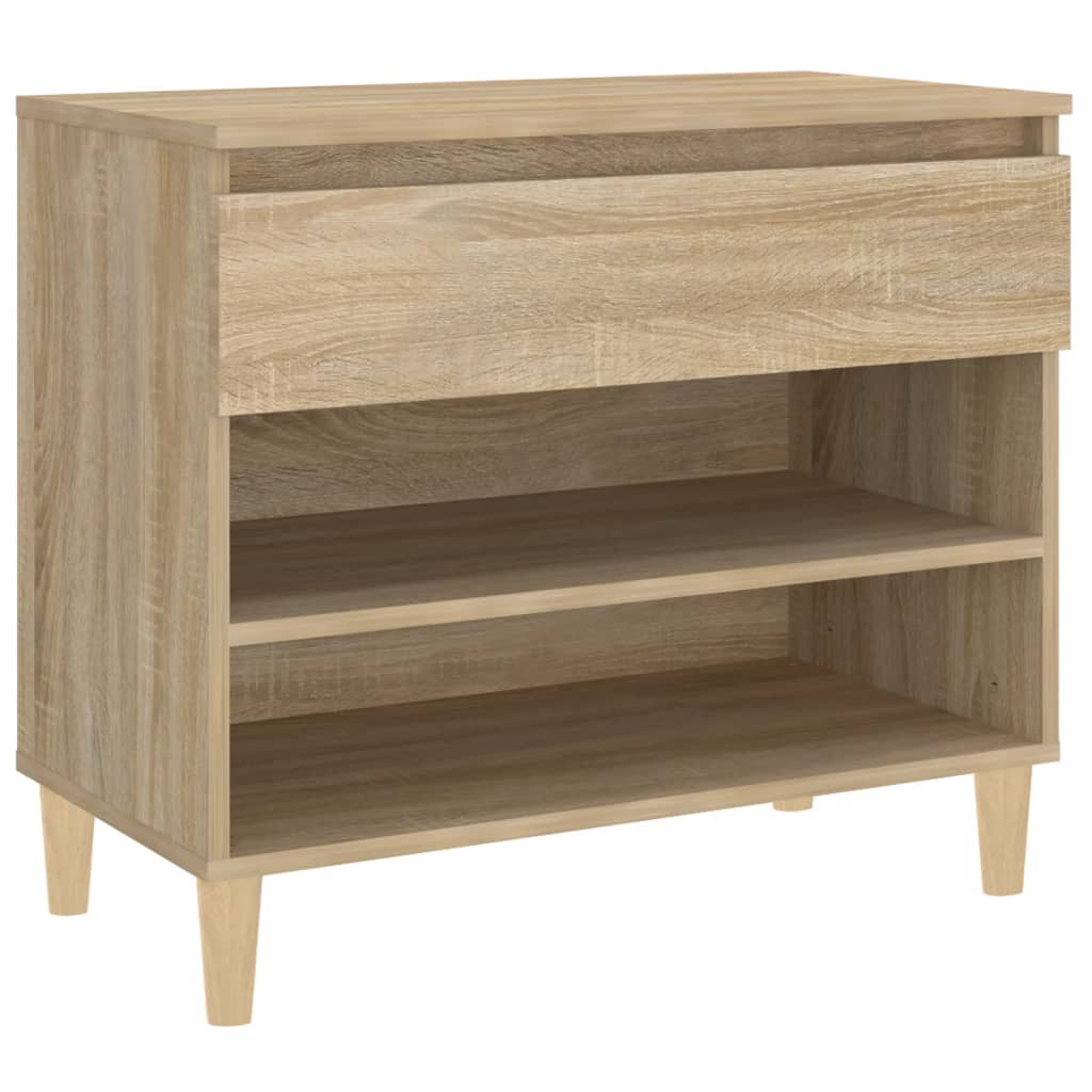 vidaXL Shoe Cabinet Sonoma Oak 70x36x60 cm Engineered Wood