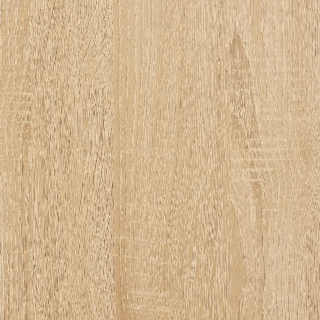 vidaXL LED Headboard Sonoma Oak 180x18.5x103.5 cm Engineered Wood