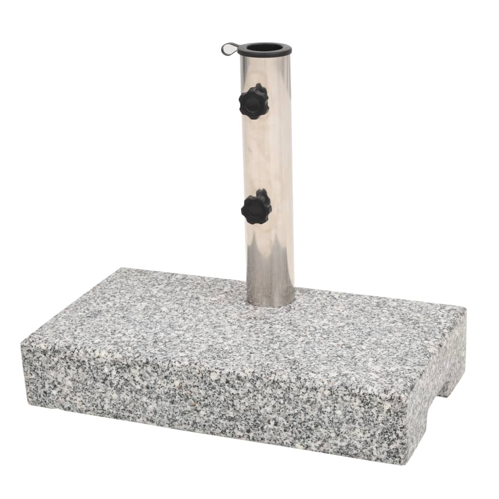 vidaXL Parasol Base Granite Rectangular 25 kg