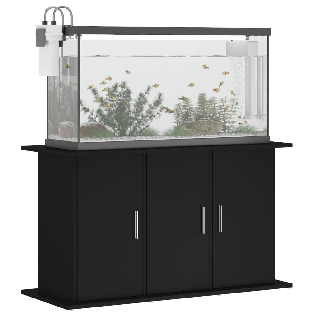 vidaXL Aquarium Stand Black 101x41x58 cm Engineered Wood