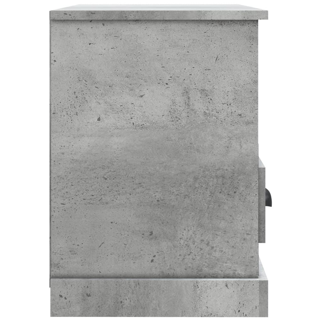 vidaXL TV Cabinet Concrete Grey 80x35x50 cm Engineered Wood