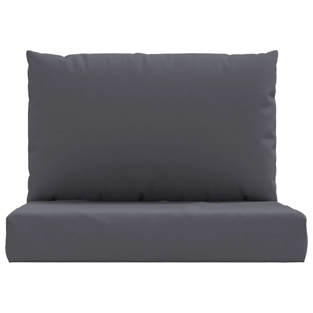 vidaXL Pallet Cushions 2 pcs Anthracite Oxford Fabric