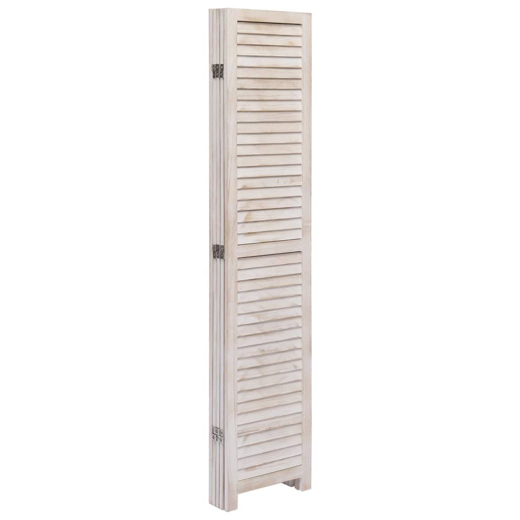 vidaXL 5-Panel Room Divider 175x165 cm Wood